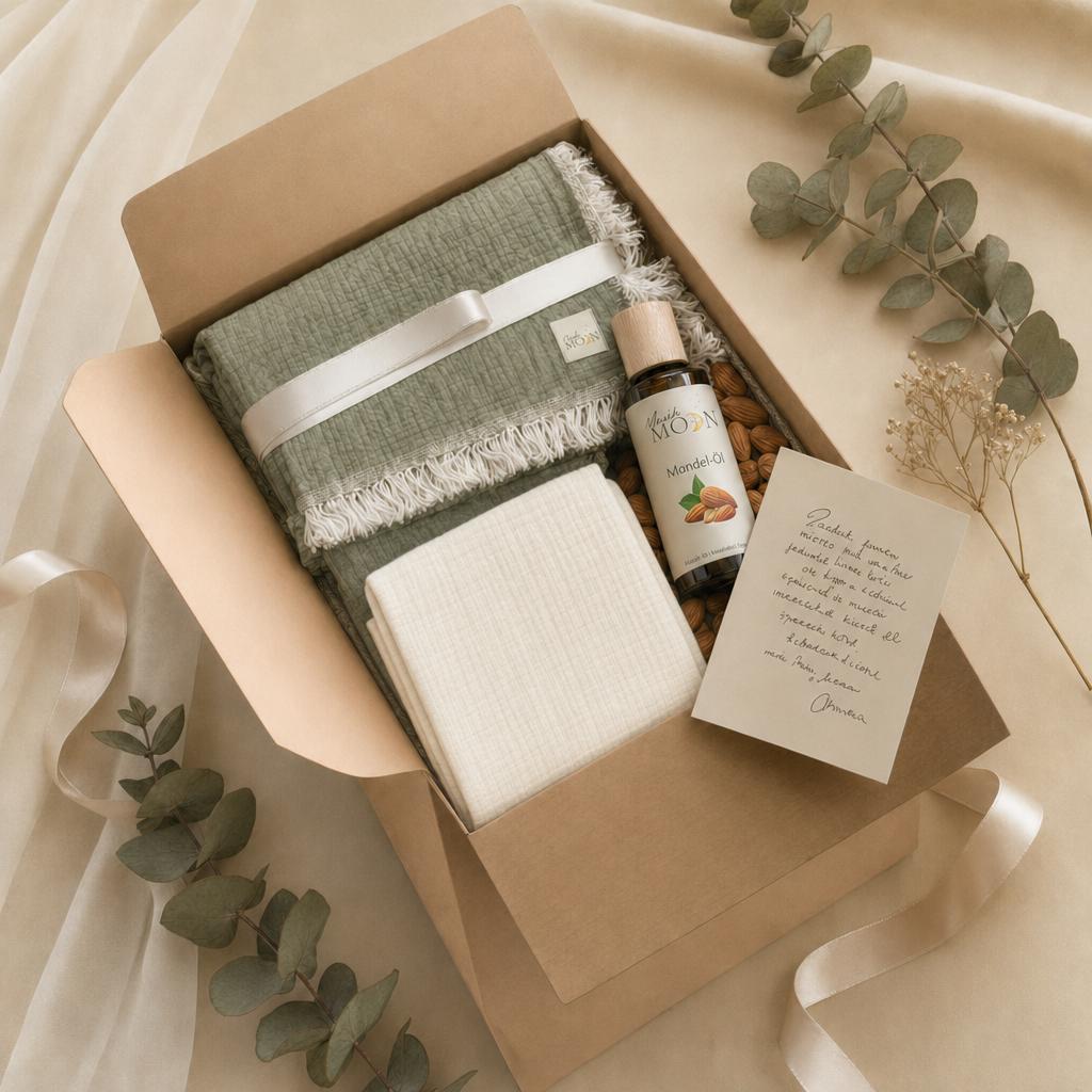 Mama-Box von Minik Moon als sinnvolles Geschenk zur Geburt