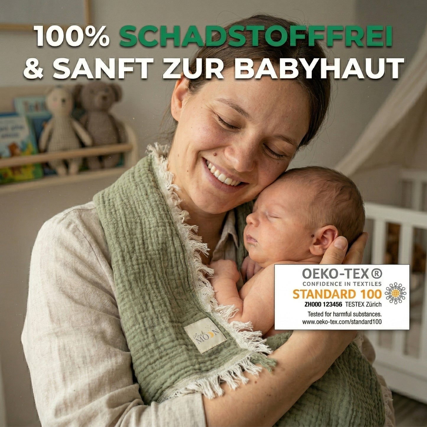 Musselindecke für Babys - Kumo