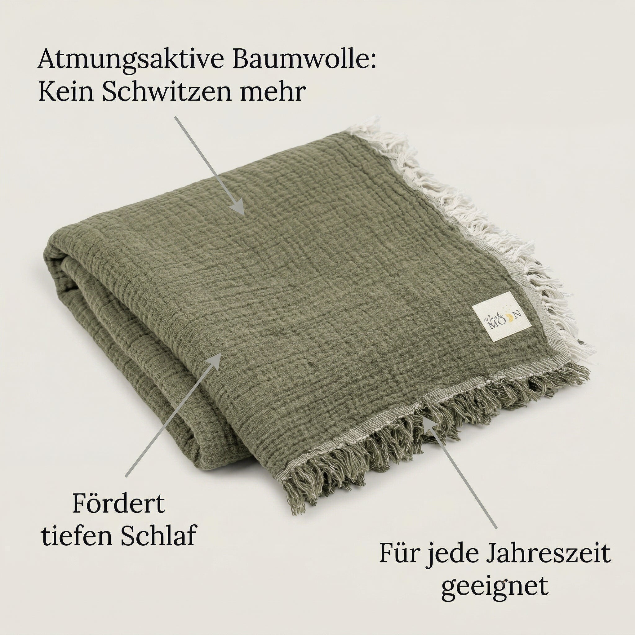 Musselindecke für Babys - Kumo