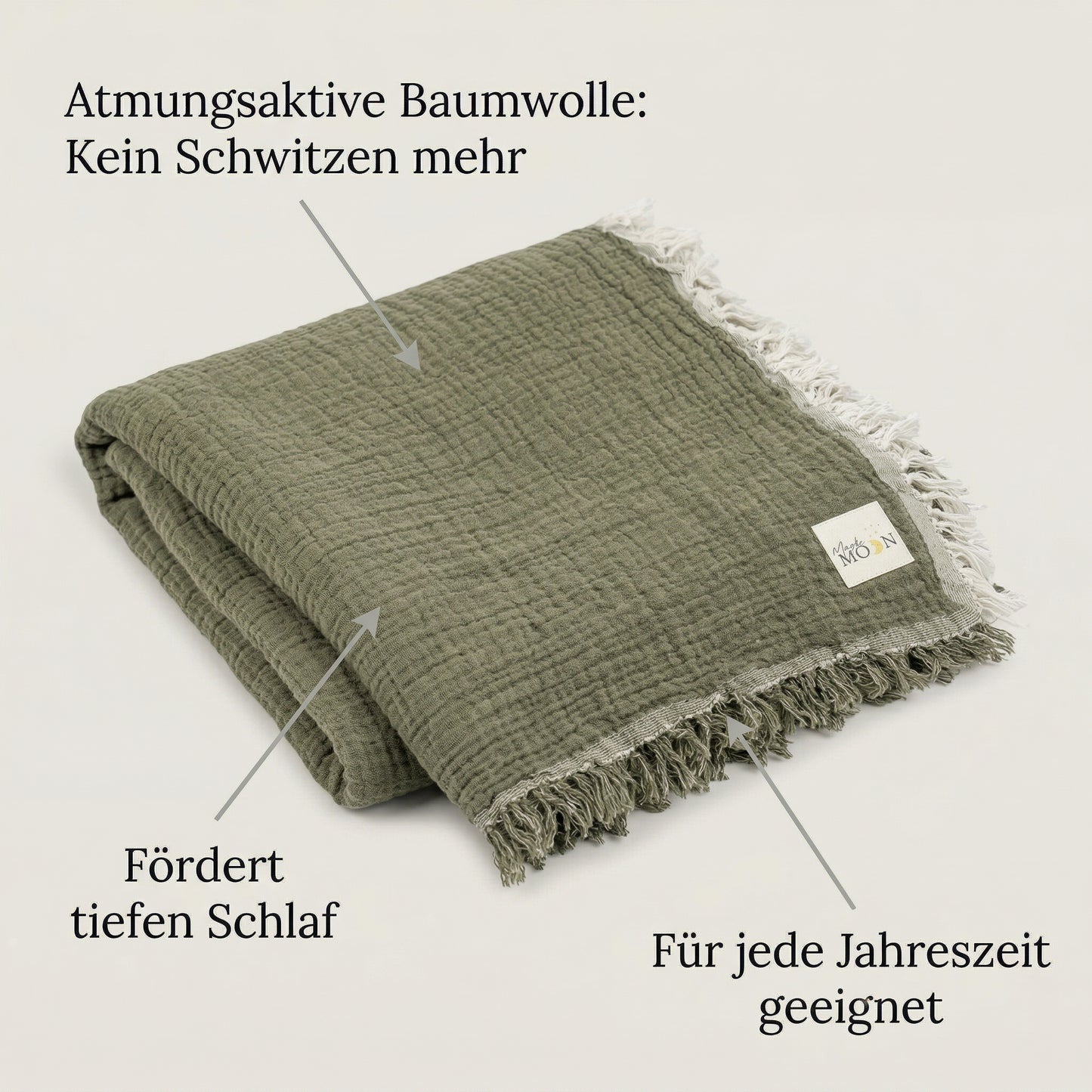 Musselindecke für Babys - Kumo